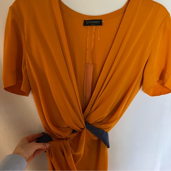 Vionnet silk wrap dress - Picture 3 of 5